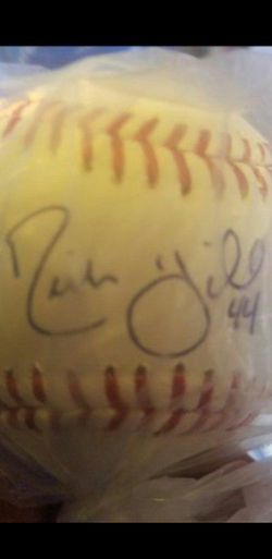 Dodgers Rich hill autograph