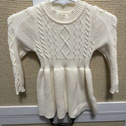 Baby Girl Knitted Dress 3-6 Months 