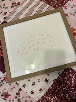 Framed Psalm 139:14 Wall Art 🤍