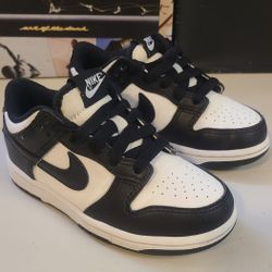 Nike Dunk Low Ps 'black White' Cw1588-100 Kids Size 11C
