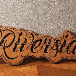 Handcrafted Wooden Sign 