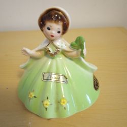 JOSEF ORIGINALS Porcelain  Irish Shamrock Figure 