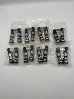 8 Pieces Solid Roller Valve Lifters With Vertical Link Bar for Chevy/GM VL-350A