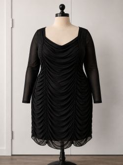 🖤BAR 111  Plus Size 2X Body con sexy black dress 🖤