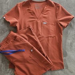 Autumn color Figs scrub set