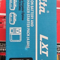 Makita 4.0 Ah Battery And Charger 