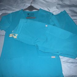 Teal Figs Scrubs Xs