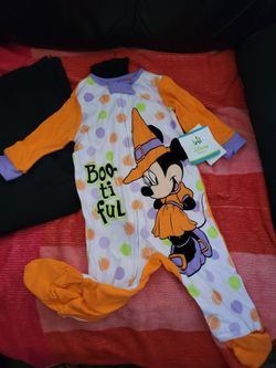 Minnie mouse halloween onesie
