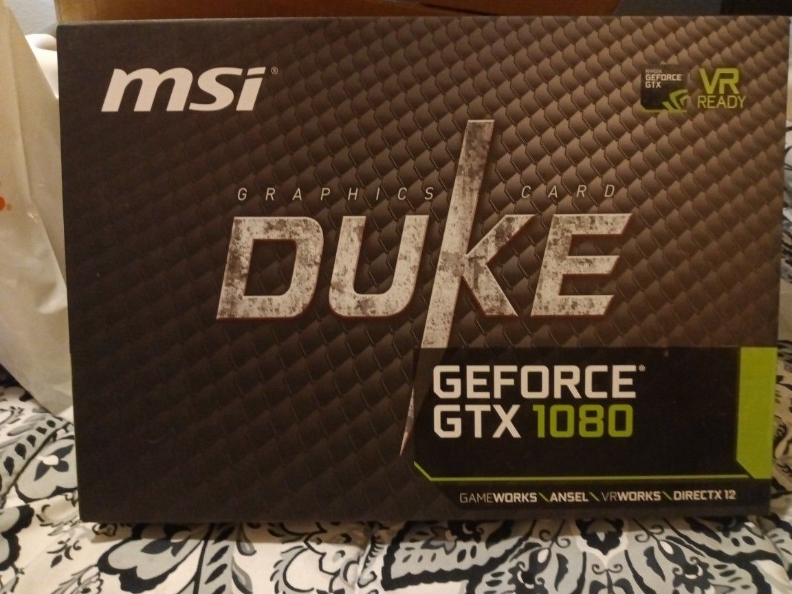 MSI GTX 1080 8gb Up To Trade