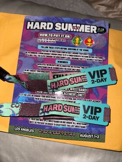 Hard summer 2 day VIP