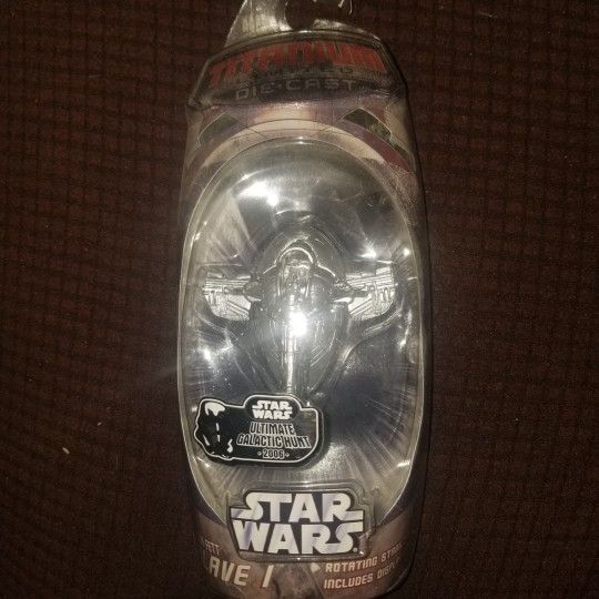 Star Wars Titanium series Boba Fett Slave 1 UGH 2006
