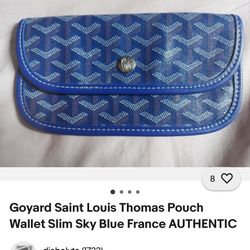 Goyard Authentic Blue Barely Used