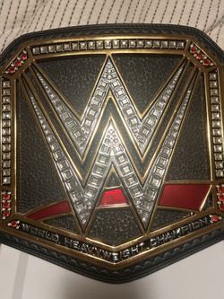 WWE Championship Replica Title Belt. 100% Authentic!!
