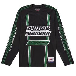 Supreme Hysteric Glamour Mesh Long Sleeve Top Black