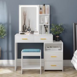 Full Put Together Makeup Vanity