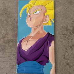 Dragon Ball Z Gohan Super Saiyan Canvas Painting 
