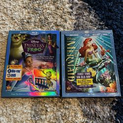 The Princess and the Frog & The Little Mermaid(Blue-Ray)