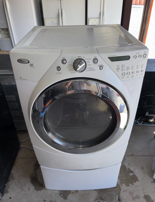 White Whirlpool Electric Dryer