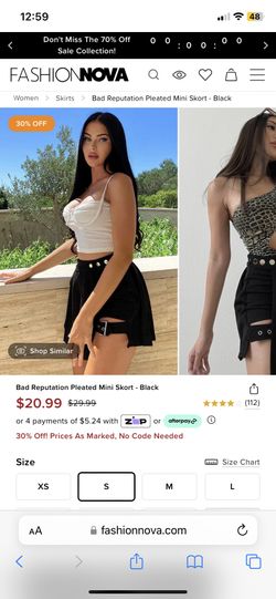 Fashion Nova Skort