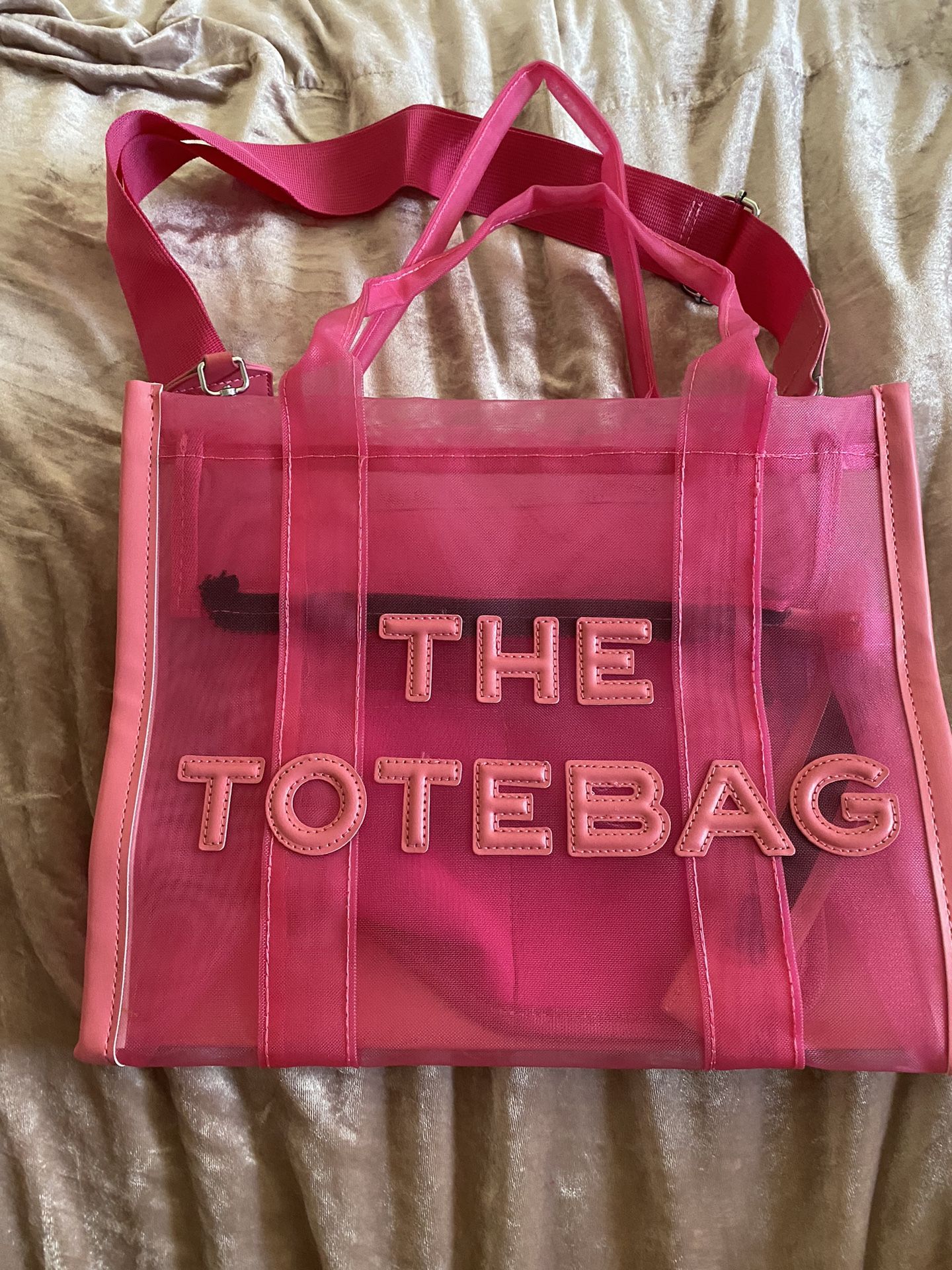 Pink Tote Bag