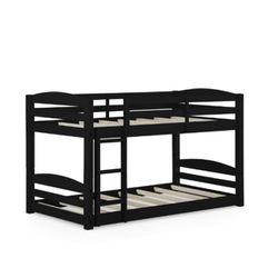 Solid Wood Twin Bunk Bed Convertible to 2 Separate Beds Thumbnail