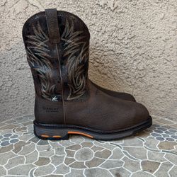 WORK BOOTS ARIAT COMPOSITE TOE WATERPROOF SIZE 12 MENS 