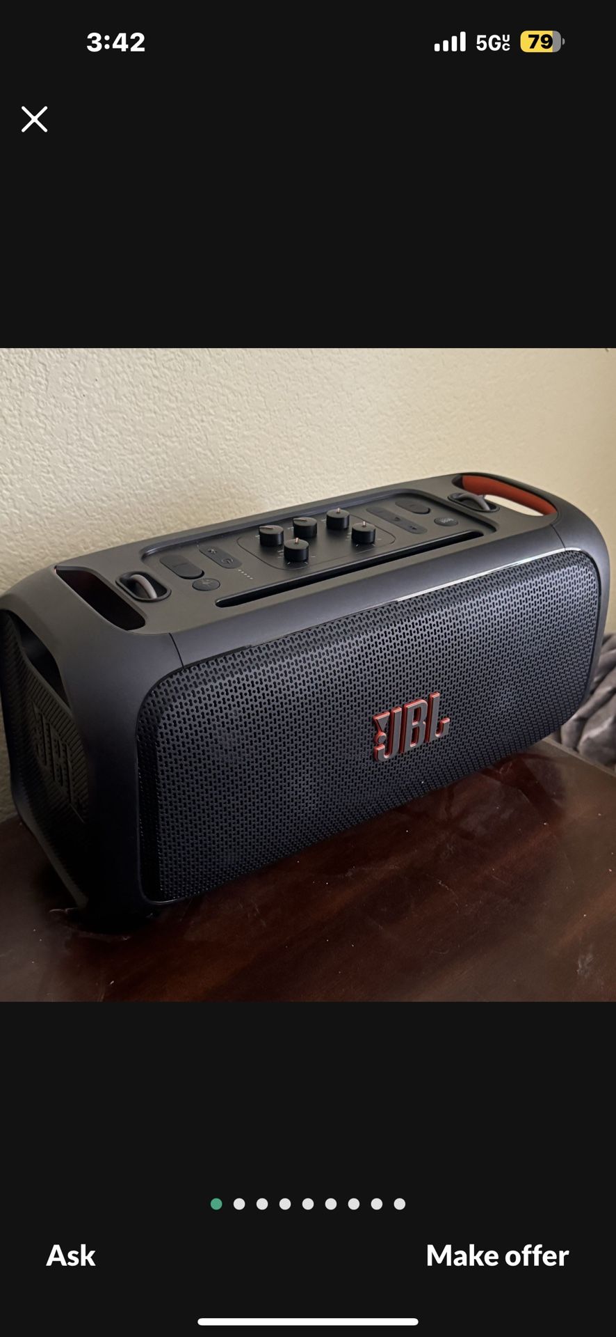 JBL Party Box Bluetooth Speaker W Wireless Microphone
