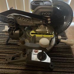 Air Compressor With One Battery And Charger Roybi Tablesaw with one battery and charger/ air compressor