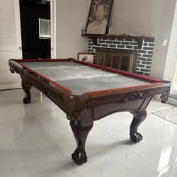 Pool Table 8ft ( Free Delivery & Set Up & New Color Felt Of Your Choice )
