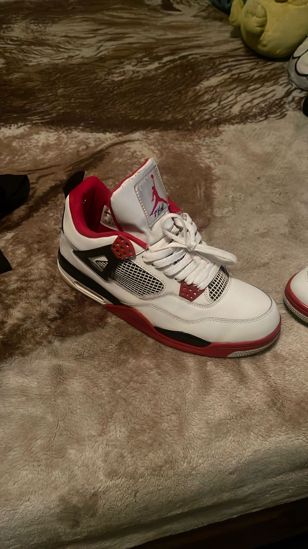 Jordan 4 “Fire red 2012s” Size 12