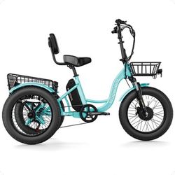 ELECTRIC BIKE TK1 Max Safe Speed 16mph LED 7speed  400 Lbs Cap. 