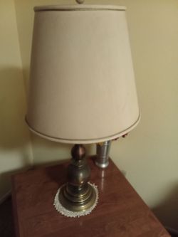 Vintage mid Century Ethan Allen Brass Table Lamp with
