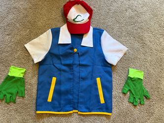 Ash Ketchum Pokemon Trainer Costume Set
