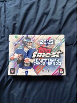 2025 Topps Finest Football Hobby Box Factory Sealed