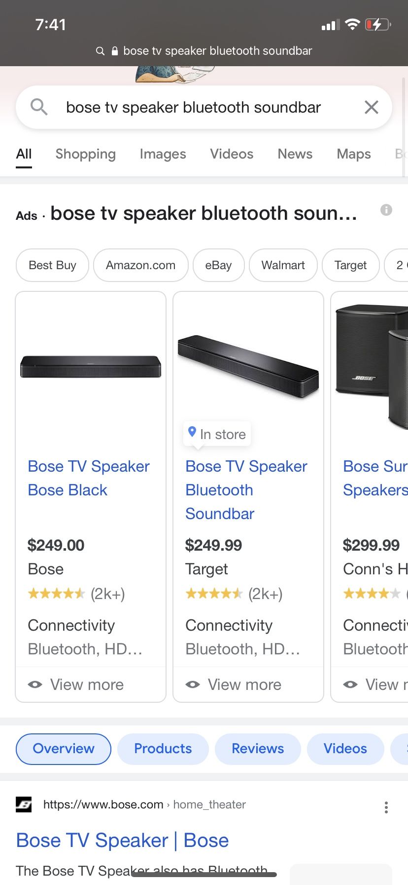 Bose Tv Speaker Bluetooth Soundbar