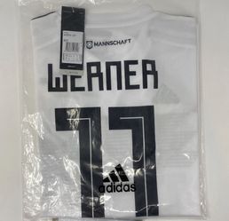 Germany Shirt World Cup Soccer Jersey Home White Adult Small