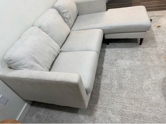 L shape  grey sofa