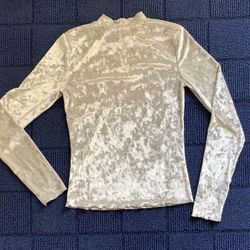 Planet Gold Silver Long Sleeve Top