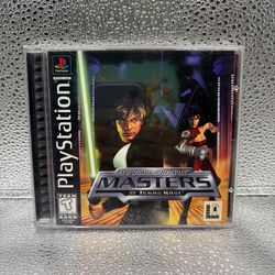 Star Wars Masters Of Teras Kasi Sony PlayStation 1 PS1, TESTED & WORKING! Complete