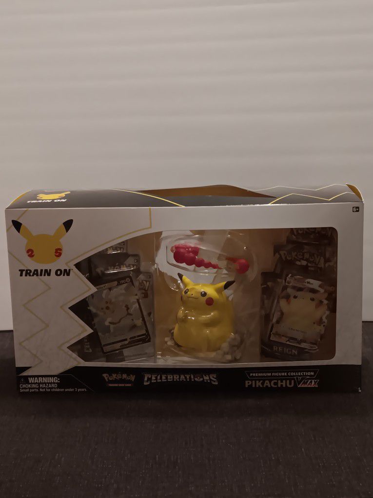 POKEMON Celebrations Pikachu FIGURINE Box SEAL