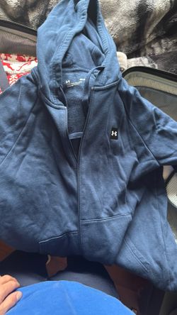 Under Armour Zip Up Navy Blue M 