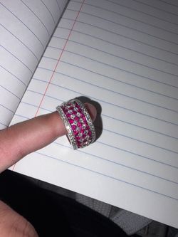 White gold pinky ring