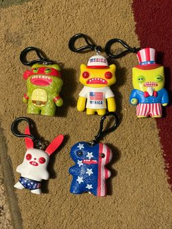 Ugly Doll Keychain Clip Figures Set of 5