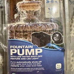 TotalPond 400 GPH Low Water Shut-Off Fountain Pump with Light
