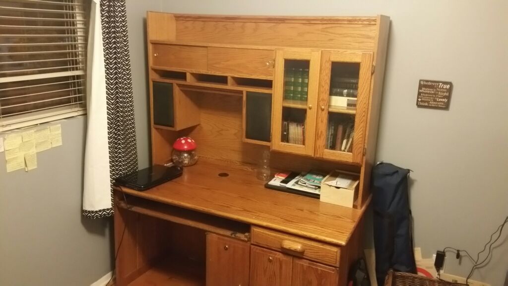 Wooden office table / desk