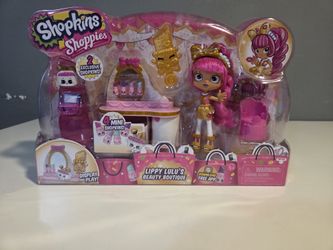 Shopkins Shoppies Lippy Lulu Beauty Boutique 2 Exclusive Shopkins Brand New!