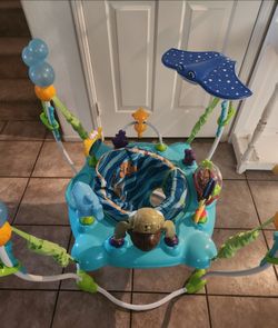 Booster seat $10  Baby bouncer $15