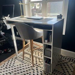 CB2 Public High Dining Table