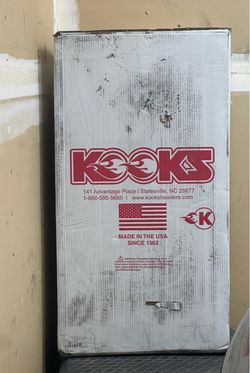 Kooks stainless steel 1-718"x 3" long tube headers only for 1(contact info removed) Chevrolet Camaro and Pontiac Firebird