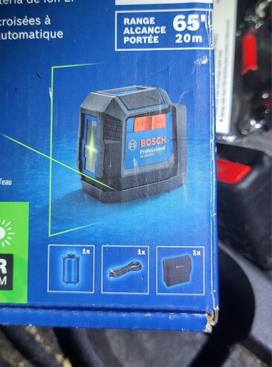 Bosch Self-leveling Cross-line Laser With LI-ION Battery 